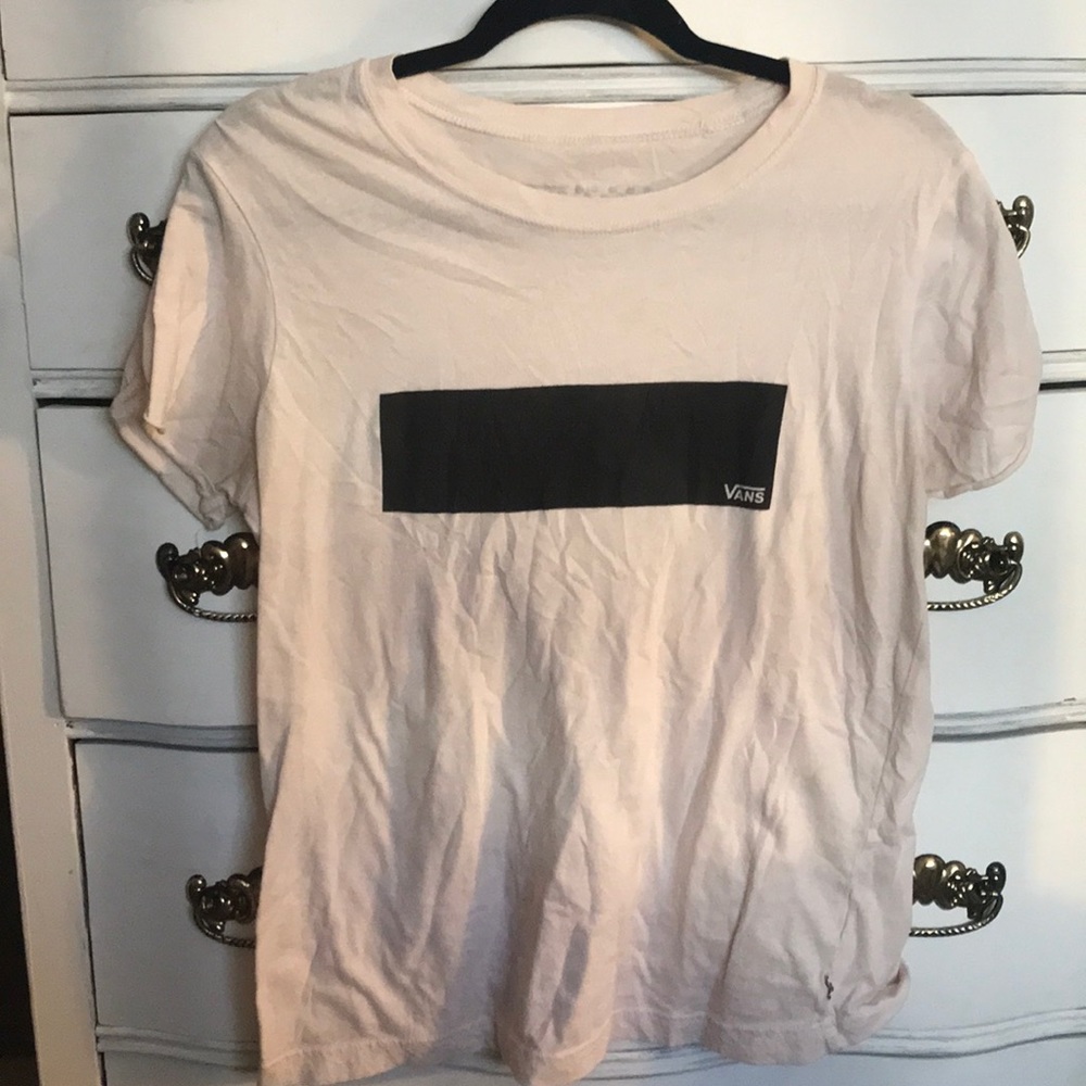 Light pink vans T-shirt